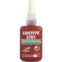 Loctite 2701 Resina Anaerobica 50ml – Fissaggio Permanente per Filetti – Massima Resistenza all'Olio Caldo – M20