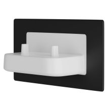 Proofvision - Black Metal In-wall Twin Electric Toothbrush Charger - Pv11p-b-fr