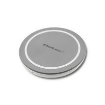 Qoltec Ring Kabelloses Induktives Ladegerät Qualcomm Quickcharge 3.0 10w Grau
