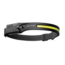 Linterna LED EOT067 Esperanza – 240 lm – 3 W – A prueba de golpes – Diadema ajustable – Cable de carga integrado