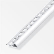 Alfer Viertelkreisprofil Aluminium Eloxiert Silber Fliesenschienen