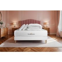 Pack Colchón Blanco Espuma Viscoelástica 160 X 200