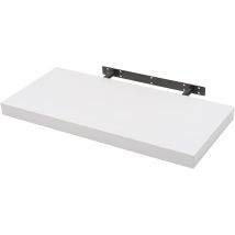 Woltu Estantería Flotantes Blanco Baldas 40cm Estante Para Pared De Tablero De Madera