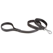 Cricket G Guinzaglio In Nylon Per Cani. Vari Colori E Misure.. Variante G25/120 - Misure: 25 Mm X L 120 Cm - Nero - Ferplast
