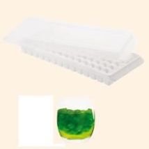 Bac À Glaçons - Ac-déco - 84 Mini Cubes - Plastique Alimentaire - 1.2 Cm - Blanc