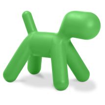 Privatefloor Sedia per bambini Puppy - Design Eero Aarnio - PP - 34x56x45 cm - Verde Opaco