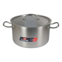 Cacerola Alta De Acero Inoxidable - 59 L - 50 Cm