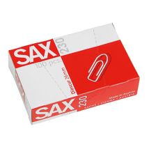 Sax Büroklammer Sax Spitze Form 26mm Metall Verzinkt 100 St./pack.