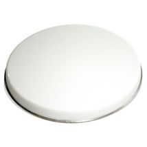 Baumalu Cubierta Para Placa Blanco Acero Esmaltado 17 Cm