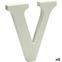 Letra Pincello Foam Letter V Blanca - 12 Unidades