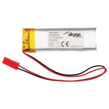 Pacco Batteria X Batteria Ricaricabile Speciale Akyga Lp602158 Lipo 3.7 V 750 Mah