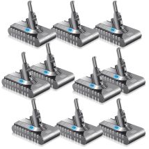 Powerwings - 10x Battery V8 For Dyson Battery Dyson 21,6v 4000mah Dyson V8 Vacuum Cleaner 21.6 V V8 Battery For Dyson V8 Absolute / V8 Animalv8 Fluffy