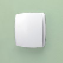 Hib Breeze White Wall Mounted Extractor Fan With Timer And Humidity Sensor - 31200