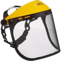 Visiere Debroussailleuse, Casque Debroussailleuse, Casque De Sécurité Avec Visière Intégrale En Maille Pour Débroussaillage Et Abattage - Protection 