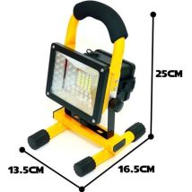 L&h-cfcahl - Gabrielle Tragbarer Projektor, 30 W, Wiederaufladbarer Led-projektor, 3 Licht- Und Multifunktionale Tragbare Beleuchtungsmodi Für Outdoor