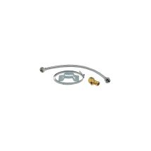 Sanitaire Distribution – Kit de instalación para vaso de expansión – Soporte de pared, Manguera de 50 cm, Camiseta de 3/4"