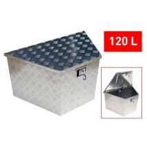Coffre De Flèche De Remorque - Coffre De Chantier - 120 Litres