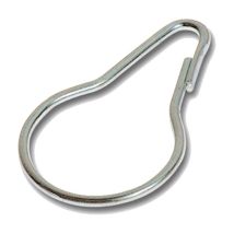Ganci Per Tenda Doccia Ø Mm. 24,5 Piccolo - Cf.100 Pezzi