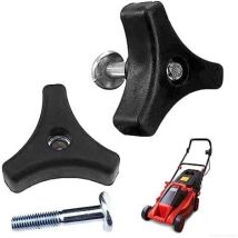 2 Pcs Rasenmähergriff Flügelmutter Bolzen,rasenmäher Griff Mutter Schraube Bolzen,universal Rasenmäher Griff,flügelmutter Und Bolzen,rasenmaschine 