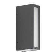 Prios Lámpara De Pared Led Exterior 'loriava' En Gris Aluminio