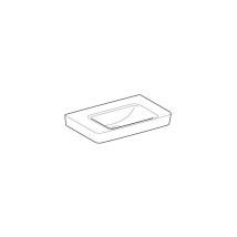 Keramag - Geberit Renova Plan, Waschtisch Mit Ablagefläche, 75x48 Cm, Ohne