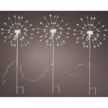 Luz decorativa microLED parpadeante – 3 pelusos – IP44 – 180 LEDs – 8 m