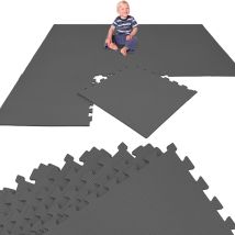8 Pezzi Tappeto Gioco Bambini - Piastrelle Puzzle Eva 50x50 Pavimento Protettivo