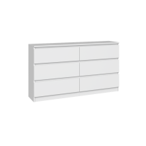 Cdf Kommode Malwa M6 140 Farbe: Weiß Schrank Für Dokumente, Kleinigkeiten Ideal Für Wohnzimmer, Schlafzimmer, Kinderzimmer, Jugendzimmer Und Büro 6 