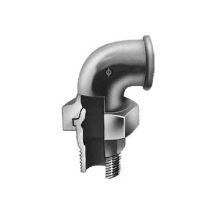 98 - Bocchettone Curvo Mf 1/2" Conico In Ghisa Zincata 09805003 - - Euraccordi - -
