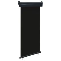 Pantalla De Toldo Pantalla De Privacidad Lateral Retráctil Para Patio Jardín Terraza Balcón Pantalla De Protección Visual 80 X 250 Cm Negro 020007042
