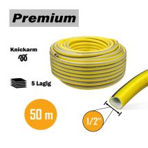 Premium Gartenschlauch 1/2" 50 m – 5-lagiger PVC – 17,1 mm – 12,5 mm – 8 bar
