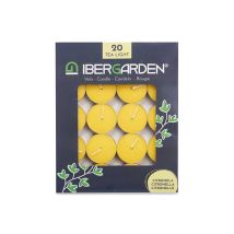 Paq. 20 Velas Citronela 3,5cm 24136/20557 Ibergarden