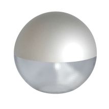 Soplás - Difusor Esférico Policarbonato Prismático Pintado Gris Ø500 Ø500