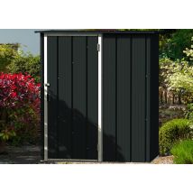 Metall-gerätehaus Easy 1,5x0,9m Gerätehaus Aus Metall In Anthrazitgrau, Geräteschrank Mit 0,31 Mm Wandstärke Gartenhaus - Duramax