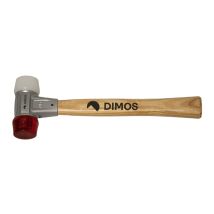 Gummihammer Ø 40 Mm Mit Zwei Spitzen Dimos 18554-40