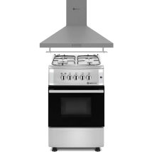 Solthermic Combo Pack Inox Cocina Gas F5s40g2i + Campana H60p Inox