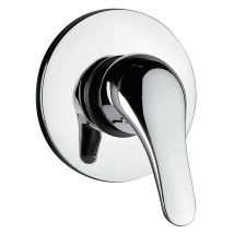 Verchromter Uranus Einbau-Brausemischer – DM 40 Patrone – Armatur – Thermostat-Brausebatterie