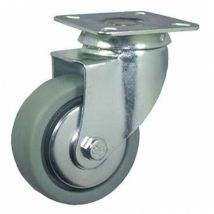 Fplus Rueda Pvc Con Placa 40 Mm. Sin Freno 82211 , Rueda De Pvc Sin Freno diametro Rueda 40 Mm. peso Maximo. 35 Kg. altura Total 22 Mm. placa 