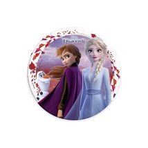Set Piatti Carta 8pz Frozenii 23 Cm Festa Compleanno Bambine Principesse Disney