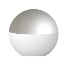 Difusor esférico de policarbonato opal pintado gris Ø450 mm – Ideal para alumbrado exterior – Alta resistencia y durabilidad
