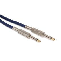 Hq Power - Professionelles Lautsprecherkabel 6.35mm Mono-klinkenstecker Auf 6.35mm Mono-klinkenstecker - Blau (10m)
