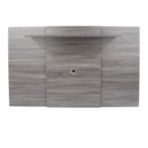 Wall Mounted Tv Back Panel Grey Oak Living Room Floating Entertainment Media
