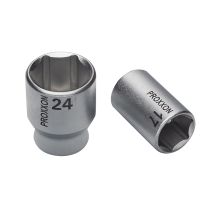 Proxxon – Llave de vaso 23400 1/2" – Acero CrV – Diámetro mínimo 19 mm