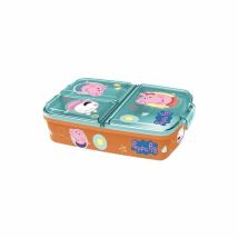 Contenitore A Scomparti Peppa Pig Polipropilene 19,5 X 16,5 X 6,7 Cm 17 X 14 X 7 Cm