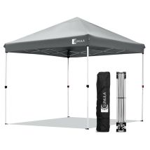 Sunula 3x3 M Faltpavillon Gartenzelt – Wasserdichtes Partyzelt Mit Popup-system Für Garten & Outdoor, Grau