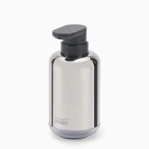 Dispensador De Jabón Joseph Joseph Easystore Luxe De Acero Inoxidable, Bomba Fácil De Usar, Capacidad De 300 Ml, Base Antideslizante, Acabado Pulido.