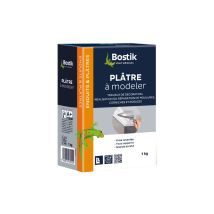 Plâtre À Modeler Bostik 1kg Séchage Rapide, Facile À Sculpter - Bostik