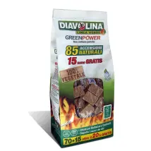 Diavolina Green Power Bag - 85 Accensioni Naturali.
