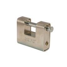 Grifo – Cerradura de pestillo para persiana 90 mm – Acero satinado, varilla templada, 5 llaves