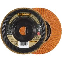 Rhodius Abrasives - Rhodius 211411 Jumbo Longlife Trim Disco Con Falde Acciaio Inox, Acciaio 10 Pz.